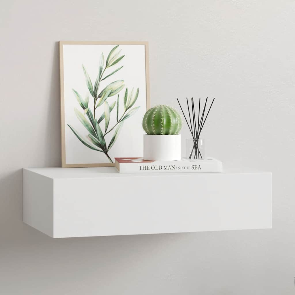 Väggmonterad Låda 2 St 60X23,5X10 Cm Mdf