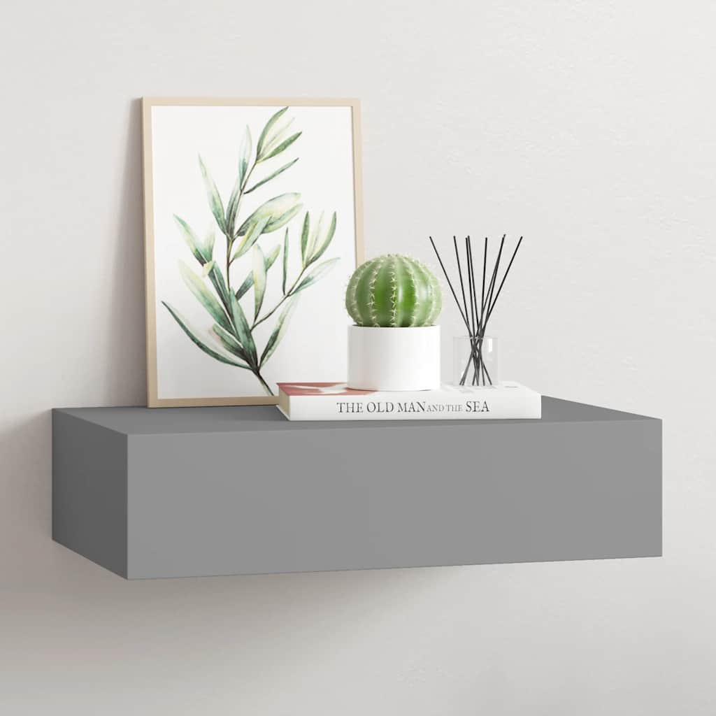 Väggmonterad Låda 2 St 60X23,5X10 Cm Mdf