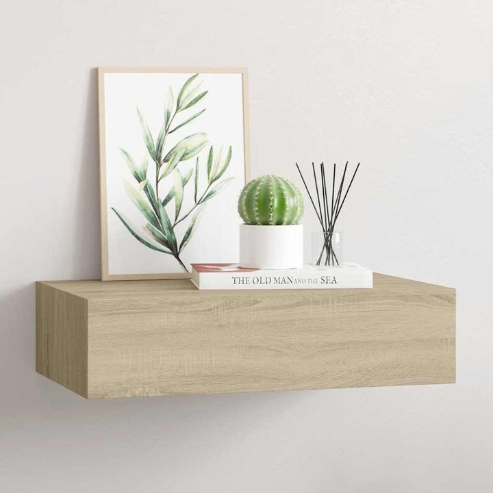 Väggmonterad Låda 2 St 60X23,5X10 Cm Mdf