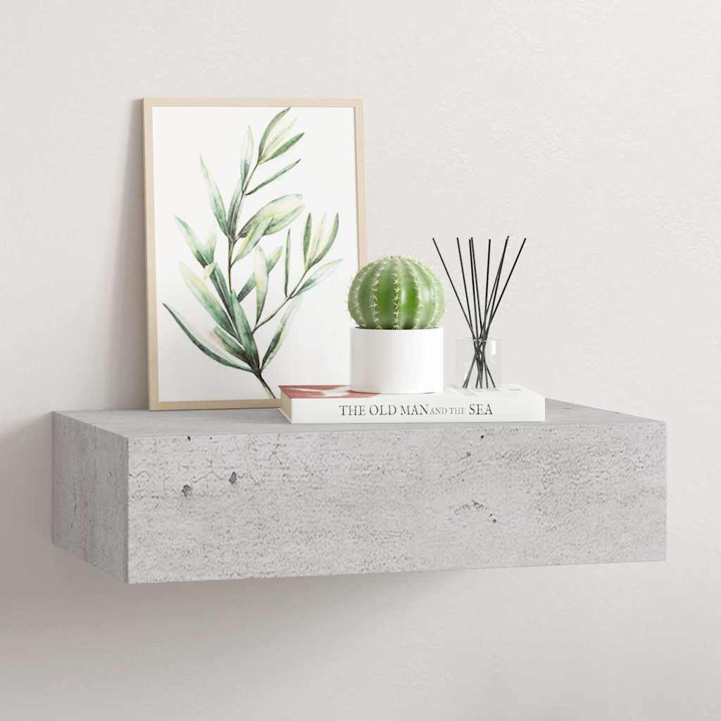 Väggmonterad Låda 2 St 60X23,5X10 Cm Mdf