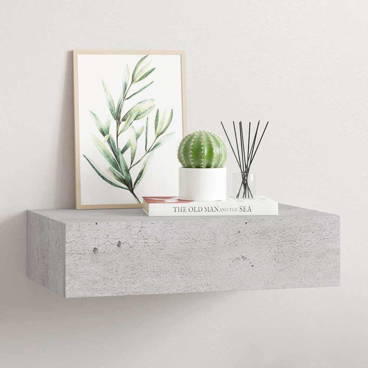 Väggmonterad Låda 2 St 60X23,5X10 Cm Mdf