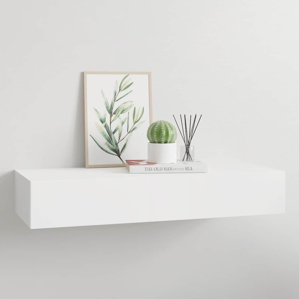 Väggmonterad Låda 2 St 60X23,5X10 Cm Mdf