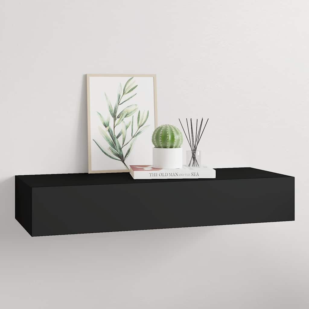 Väggmonterad Låda 2 St 60X23,5X10 Cm Mdf