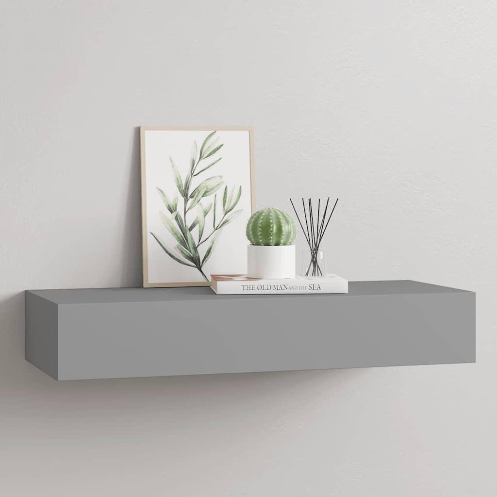 Väggmonterad Låda 2 St 60X23,5X10 Cm Mdf
