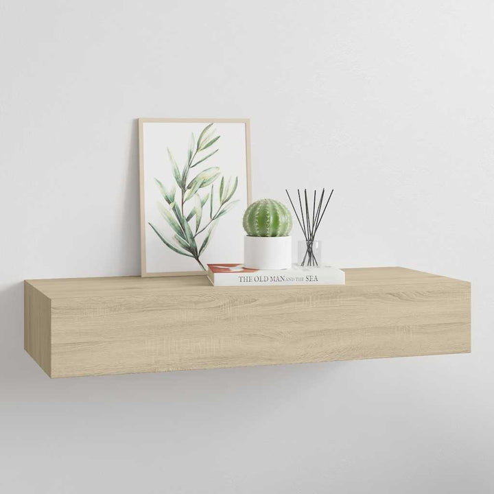 Väggmonterad Låda 2 St 60X23,5X10 Cm Mdf
