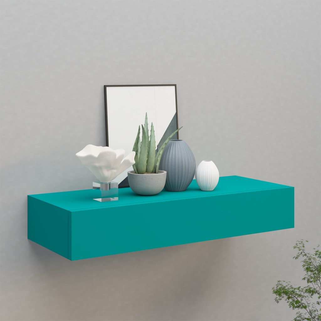 Väggmonterad Låda 2 St 60X23,5X10 Cm Mdf