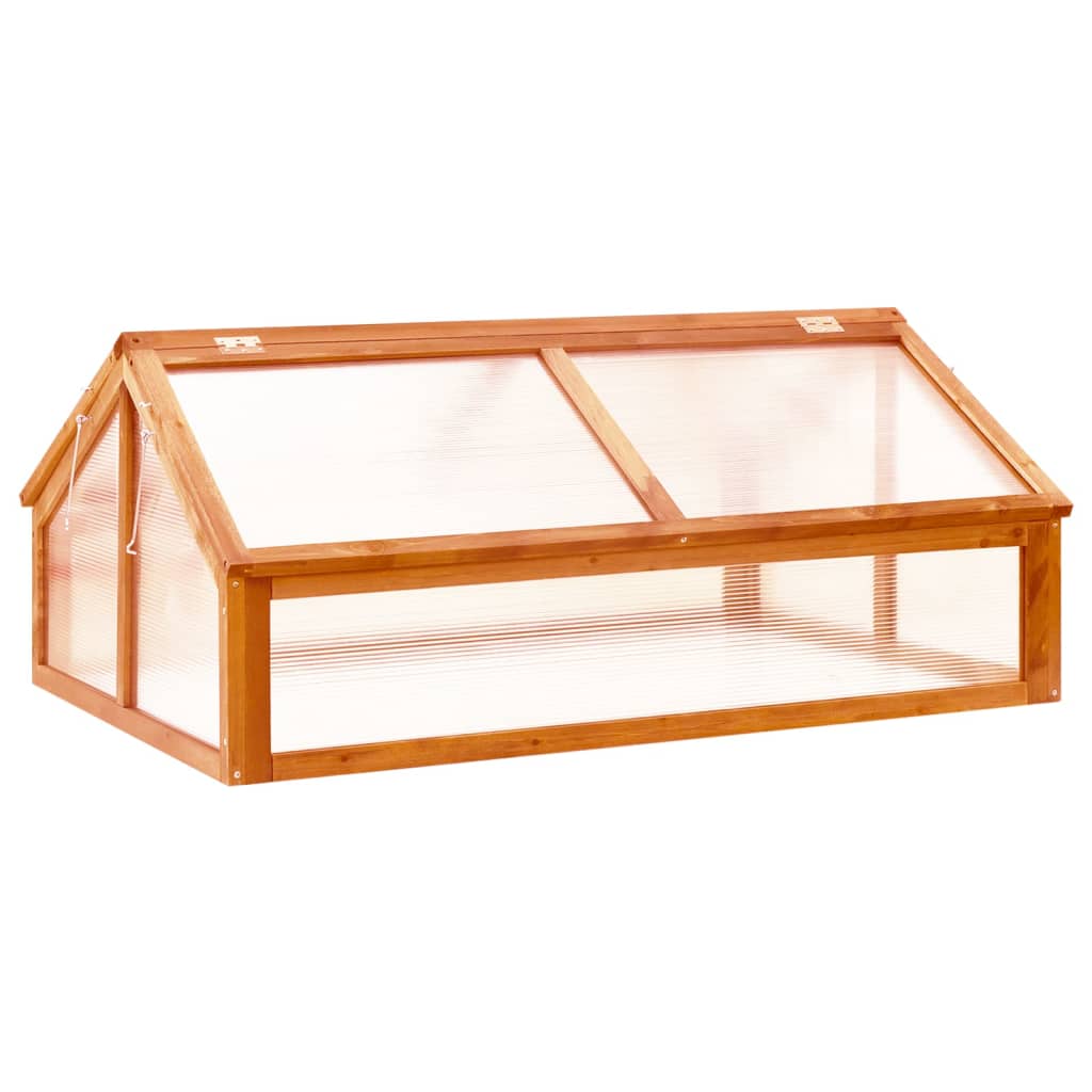 Växthus 114X80X50 Cm Granträ