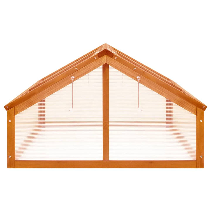 Växthus 114X80X50 Cm Granträ