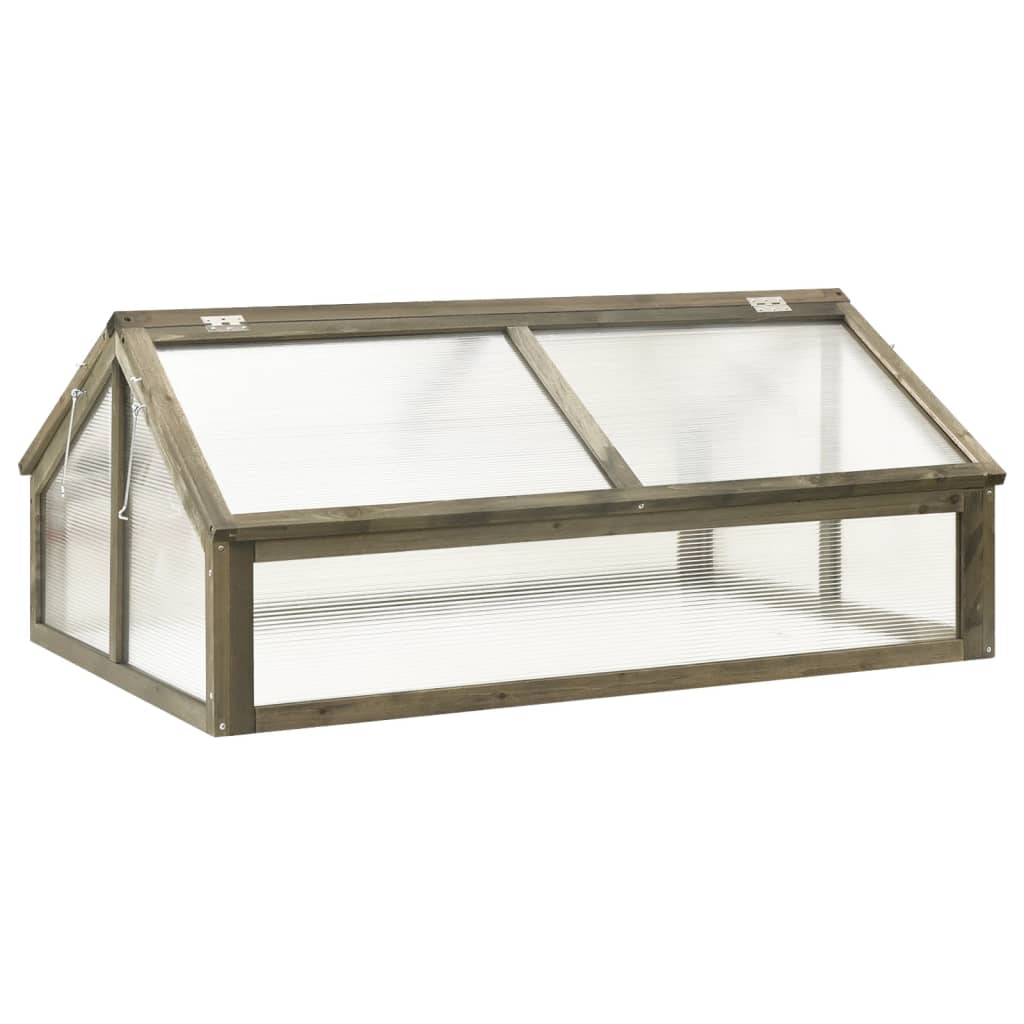 Växthus 114X80X50 Cm Granträ