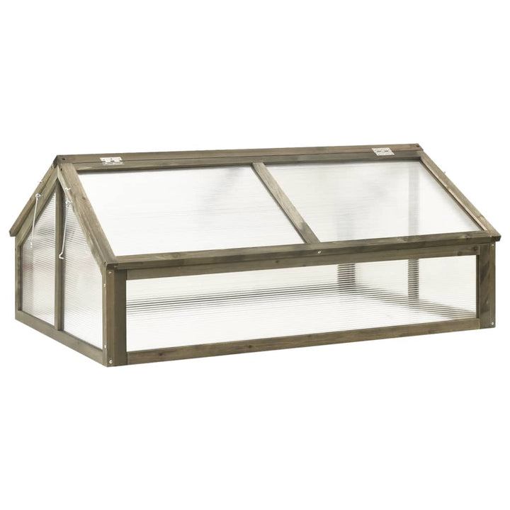 Växthus 114X80X50 Cm Granträ