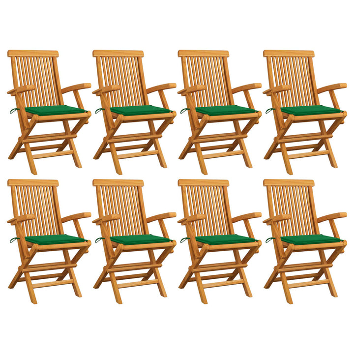 Hopfällbara Stolar Med A Dynor 6 St Massivt Teakträ