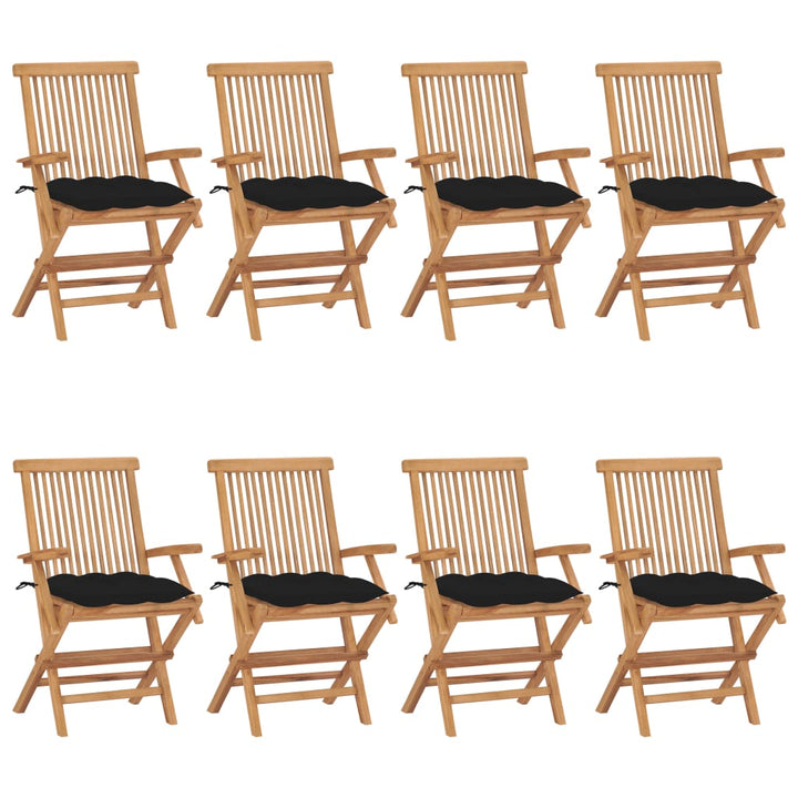 Hopfällbara Stolar Med A Dynor 2 St Massiv Teak