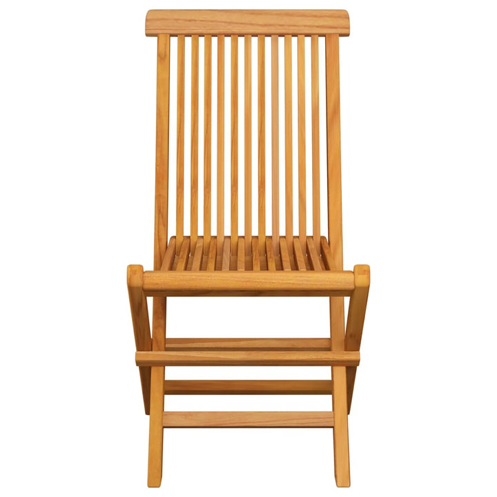 Hopfällbara Trädgårdsstolar 8 St Massiv Teak