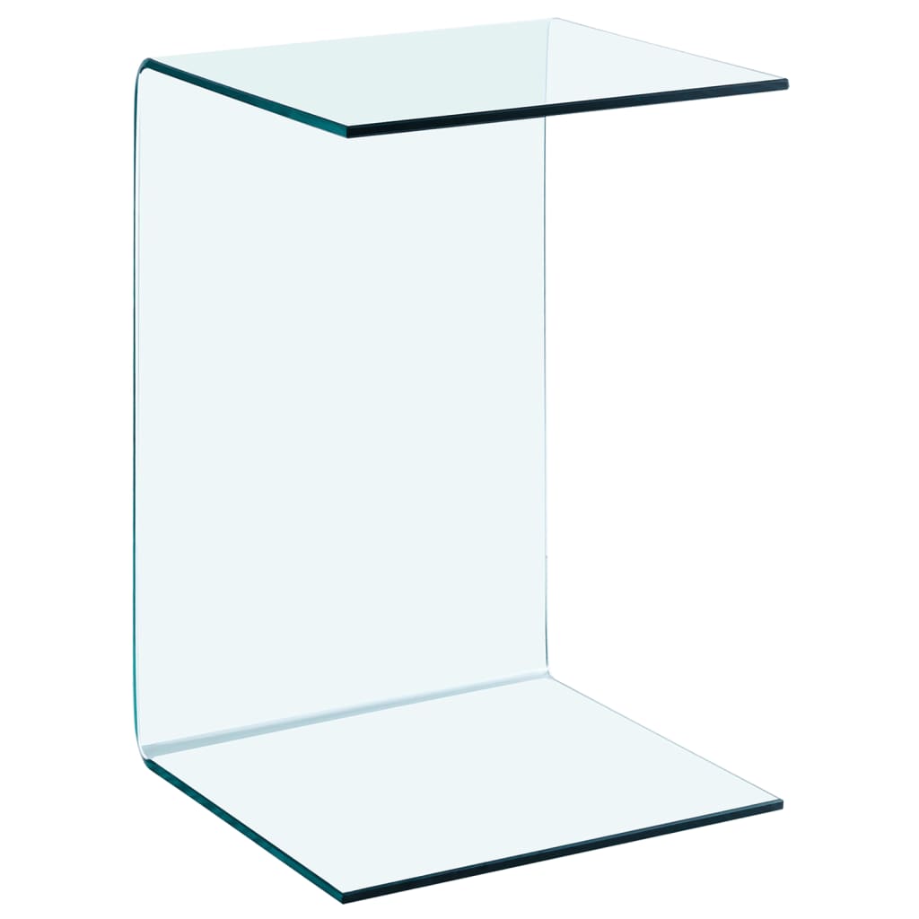 Sidobord 40X40X60 Cm Härdat Glas
