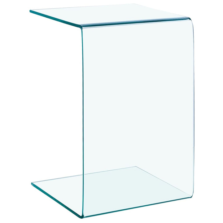 Sidobord 40X40X60 Cm Härdat Glas