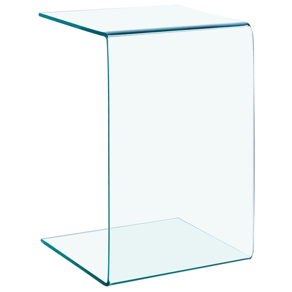 Sidobord 40X40X60 Cm Härdat Glas