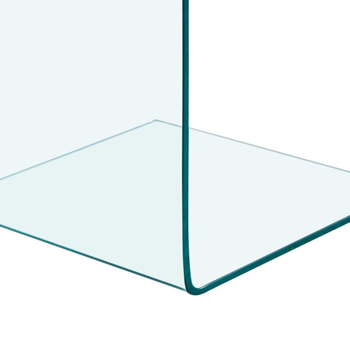 Sidobord 40X40X60 Cm Härdat Glas