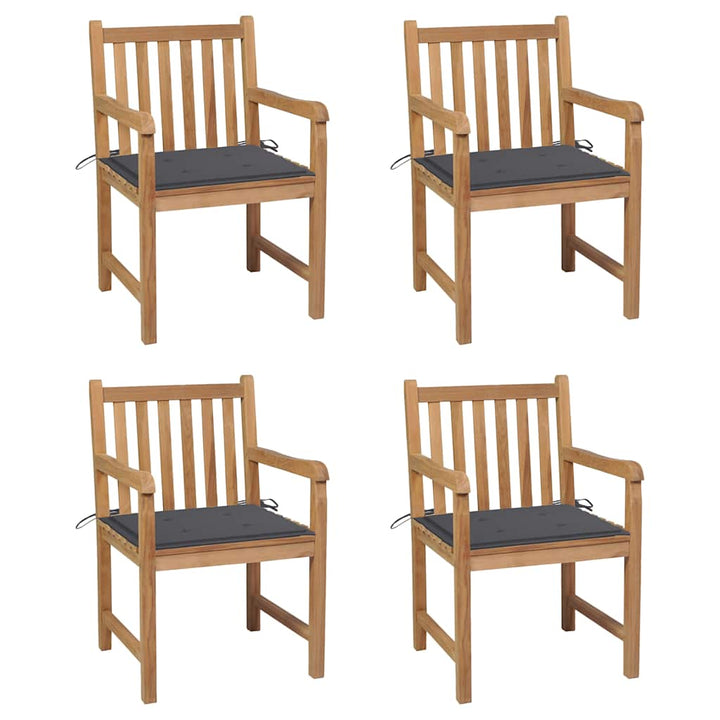 Trädgårdsstolar 6 St Med A Dynor Massiv Teak
