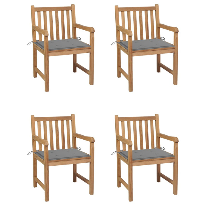 Trädgårdsstolar 6 St Med A Dynor Massiv Teak