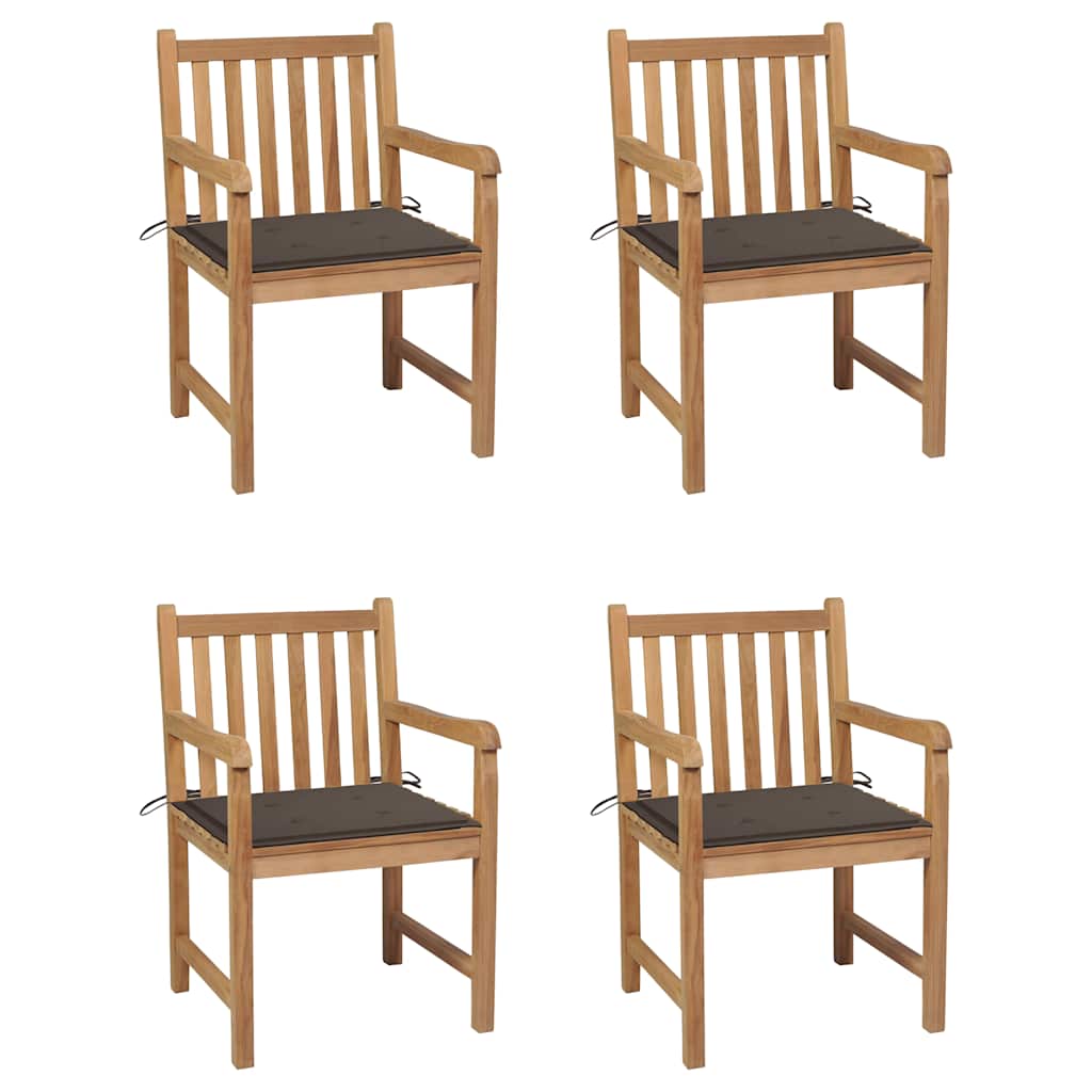 Trädgårdsstolar 6 St Med A Dynor Massiv Teak