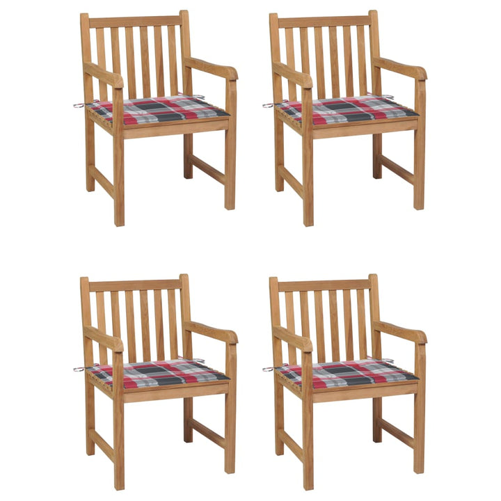 Trädgårdsstolar 6 St Med A Dynor Massiv Teak