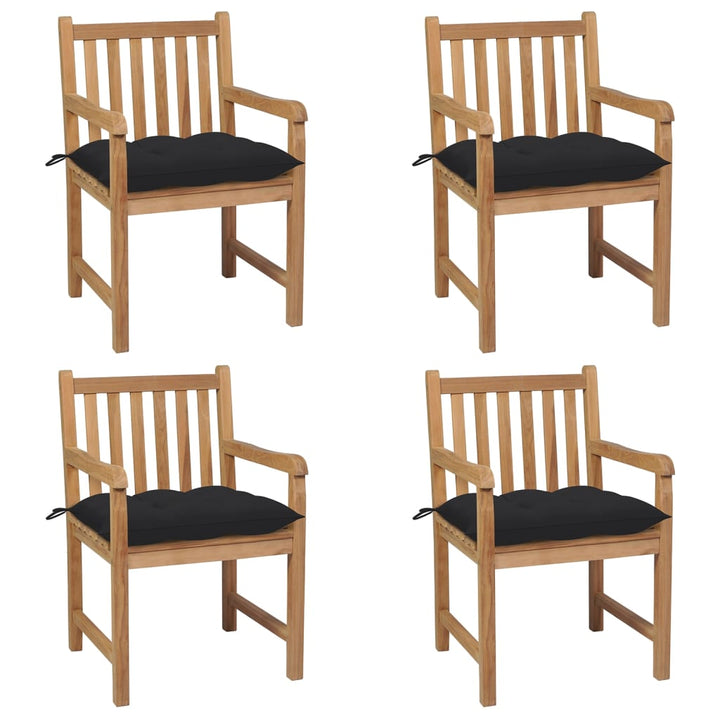 Trädgårdsstolar 8 St Med A Dynor Massiv Teak