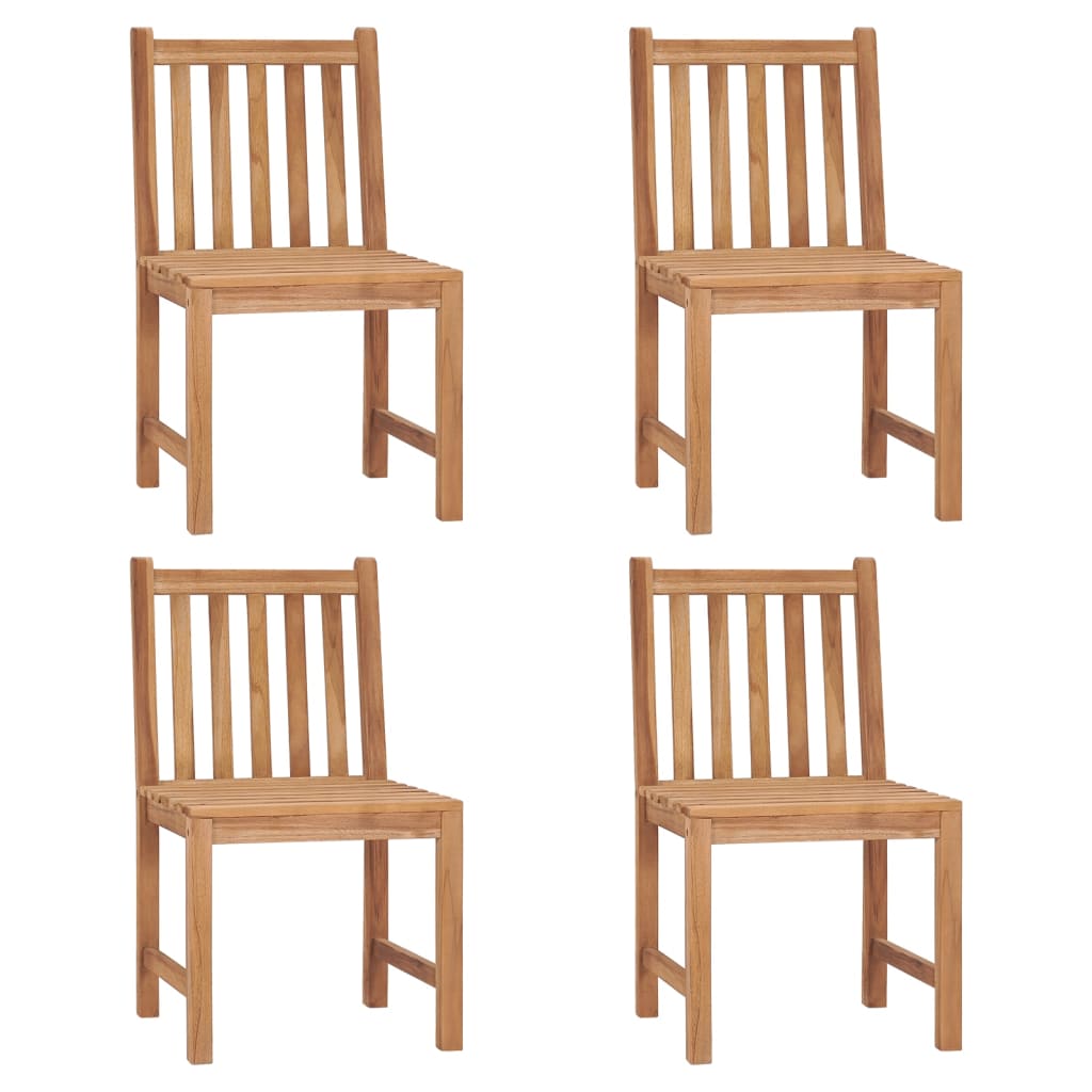 Hopfällbara Trädgårdsstolar 8 St Massiv Teak