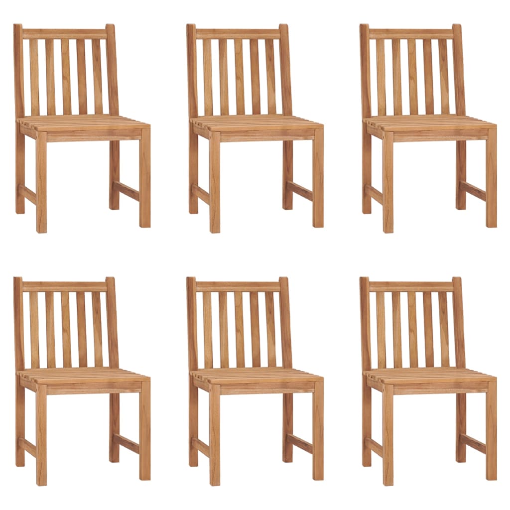 Hopfällbara Trädgårdsstolar 8 St Massiv Teak