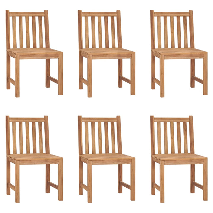 Hopfällbara Trädgårdsstolar 8 St Massiv Teak
