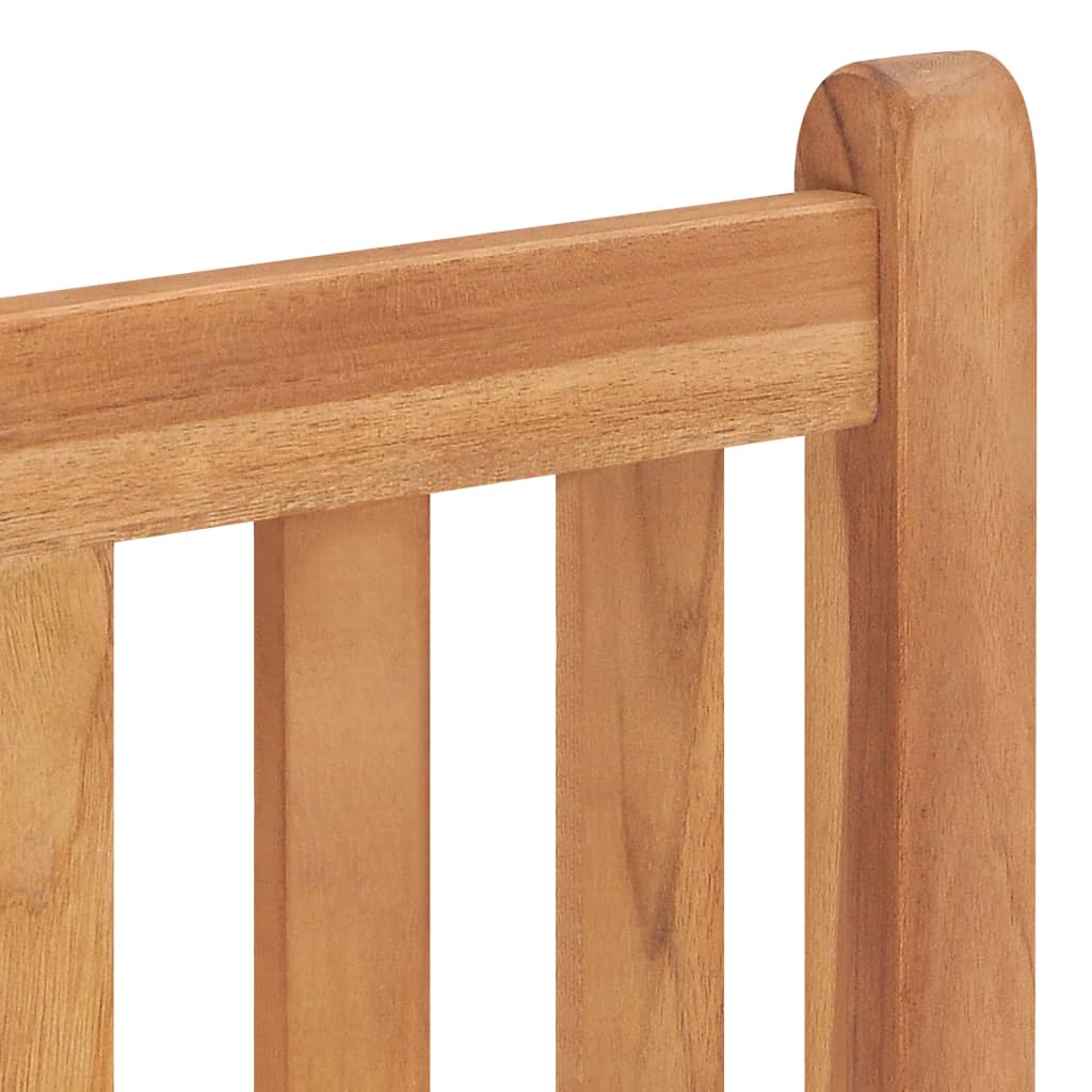 Hopfällbara Trädgårdsstolar 8 St Massiv Teak