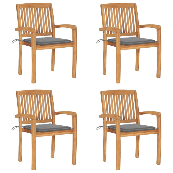 Trädgårdsstolar 2 St Med A Dynor Massiv Teak