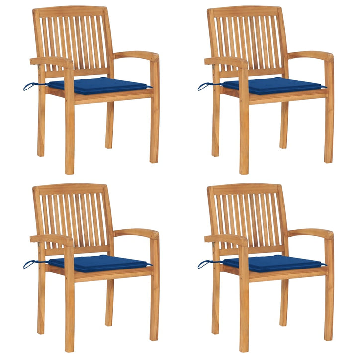 Trädgårdsstolar 2 St Med A Dynor Massiv Teak