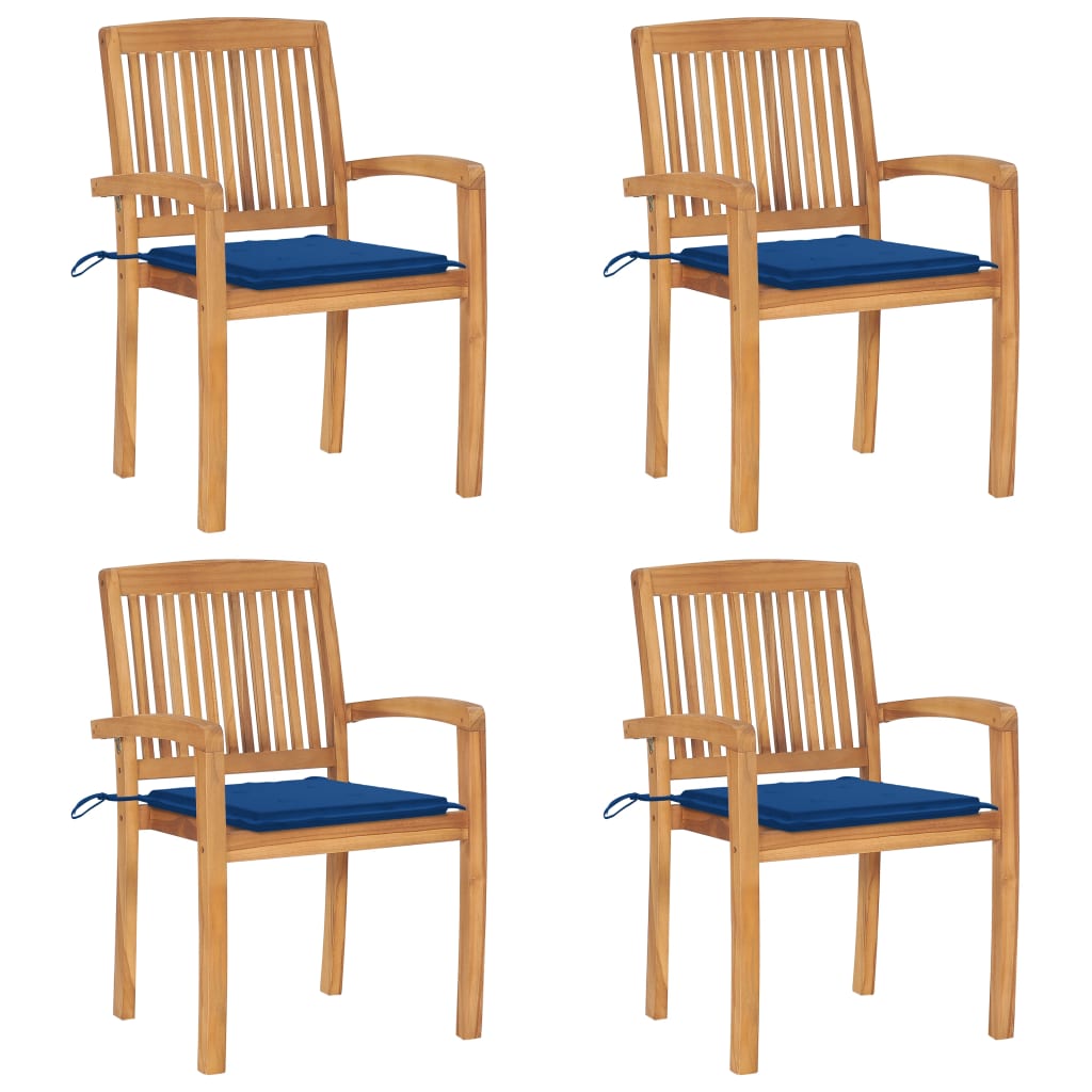 Trädgårdsstolar 2 St Med A Dynor Massiv Teak