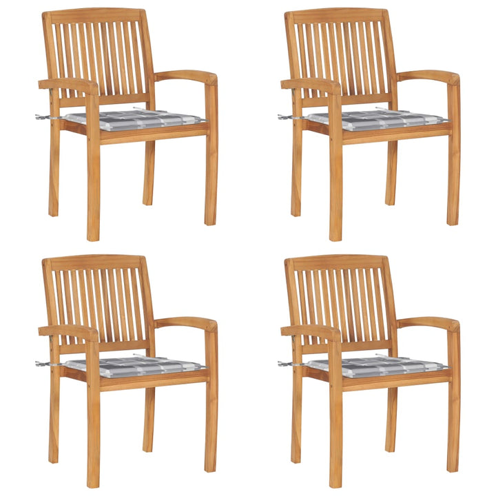 Trädgårdsstolar 2 St Med A Dynor Massiv Teak