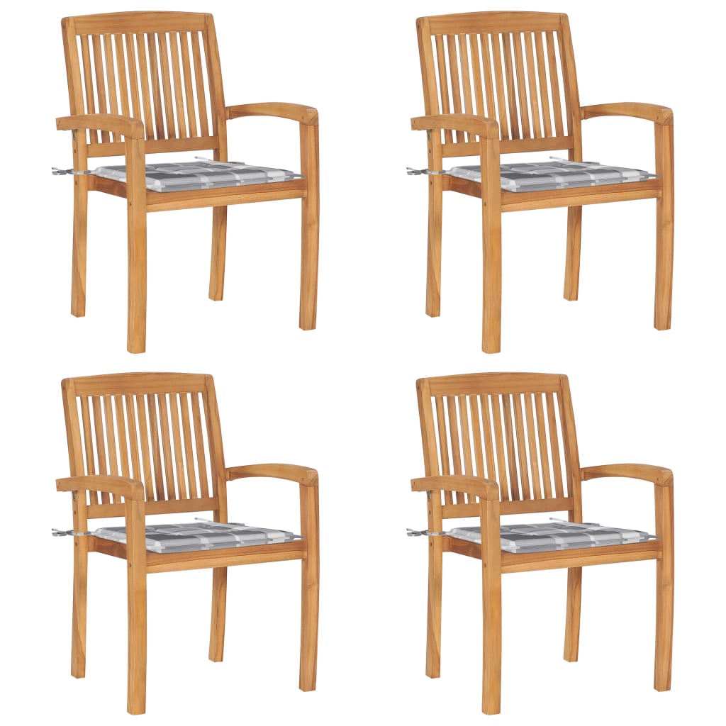 Trädgårdsstolar 2 St Med A Dynor Massiv Teak