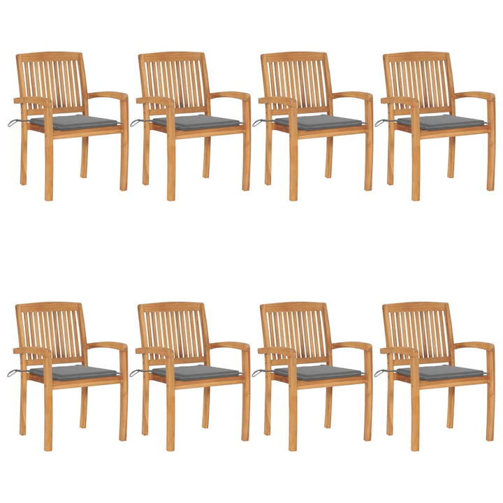 Trädgårdsstolar 2 St Med A Dynor Massiv Teak