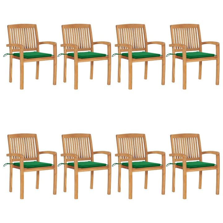 Trädgårdsstolar 2 St Med A Dynor Massiv Teak