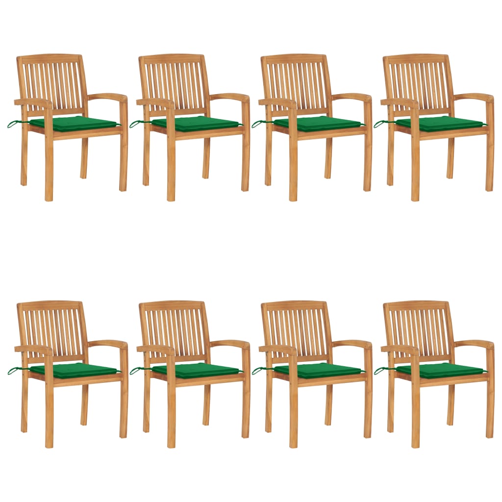 Trädgårdsstolar 2 St Med A Dynor Massiv Teak