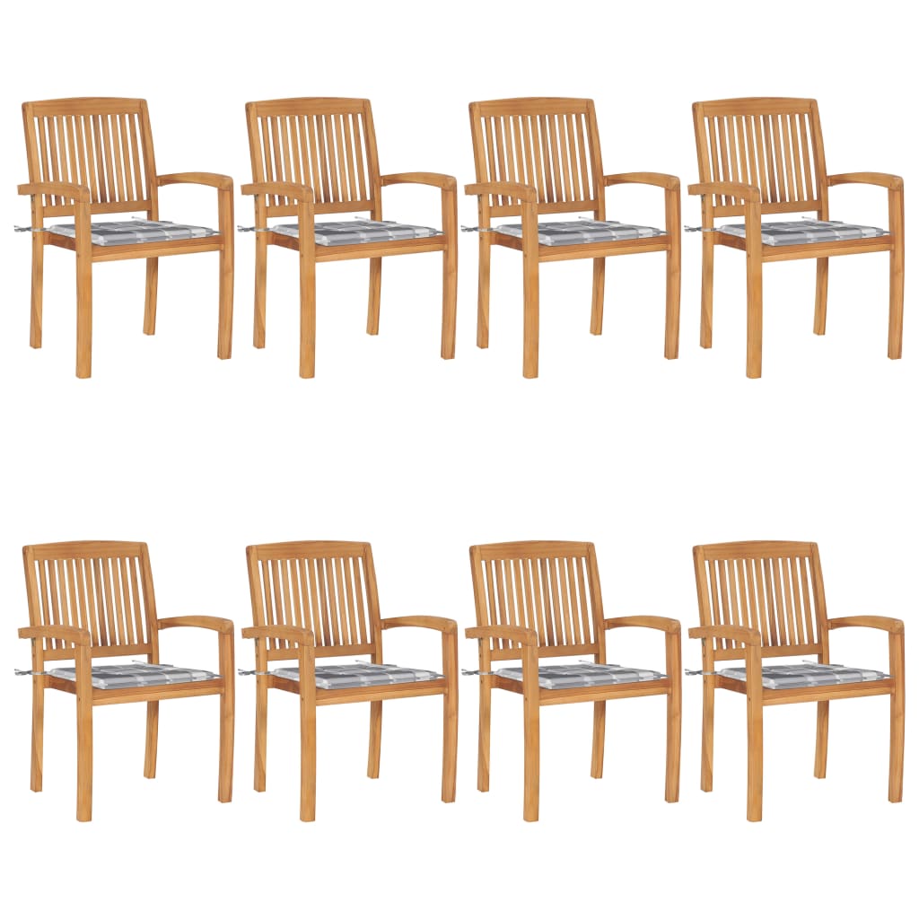 Trädgårdsstolar 2 St Med A Dynor Massiv Teak