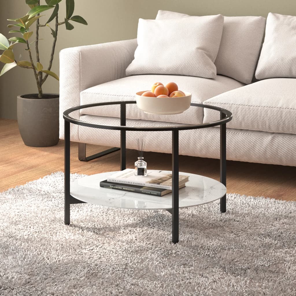 Soffbord 70 Cm Härdat Glas
