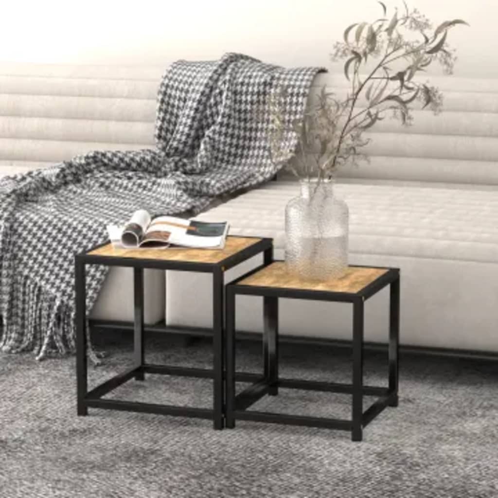 Tebord 2 St Mdf Sonoma-Ek