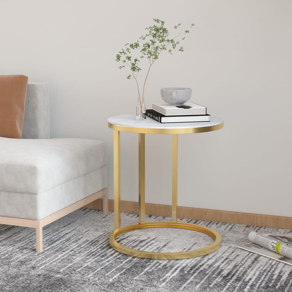 Sidobord 45 Cm Härdat Glas