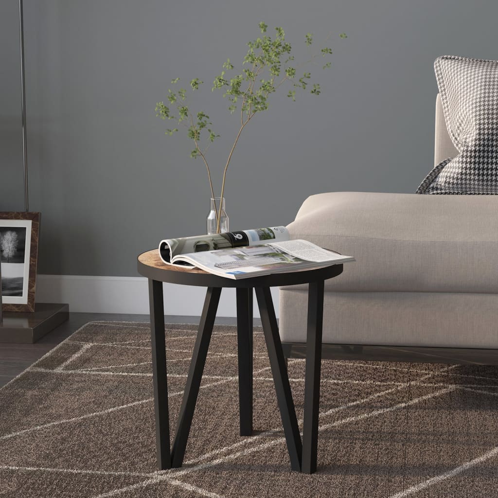 Tebord Sonoma-Ek Ø35 Cm Mdf