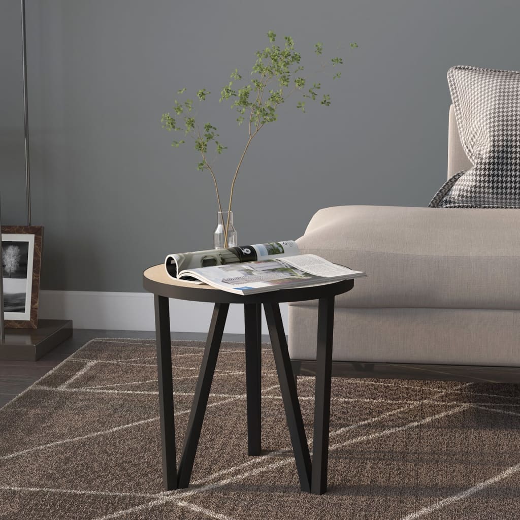 Tebord Sonoma-Ek Ø35 Cm Mdf