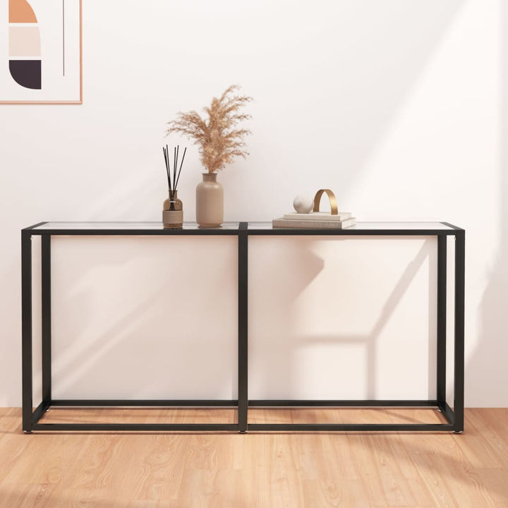 Konsolbord 160X35X75,5 Cm Härdat Glas