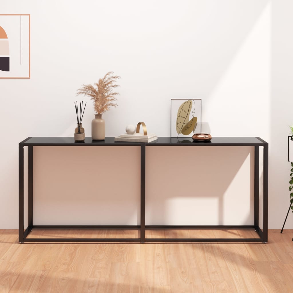 Konsolbord 160X35X75,5 Cm Härdat Glas