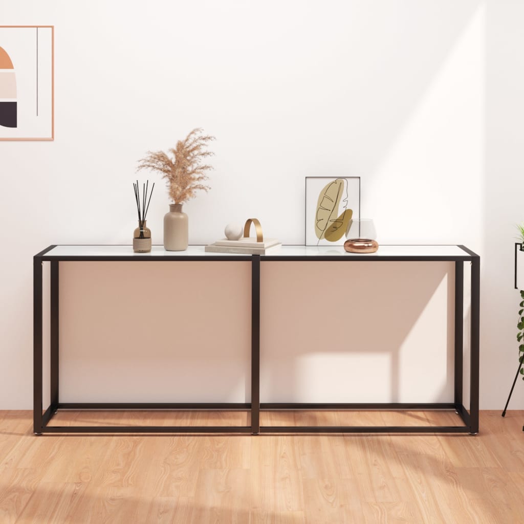 Konsolbord 160X35X75,5 Cm Härdat Glas