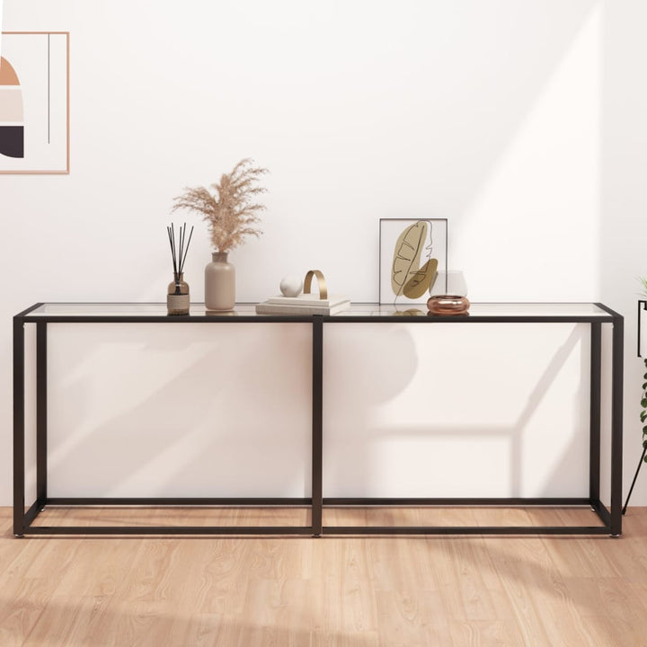 Konsolbord 160X35X75,5 Cm Härdat Glas