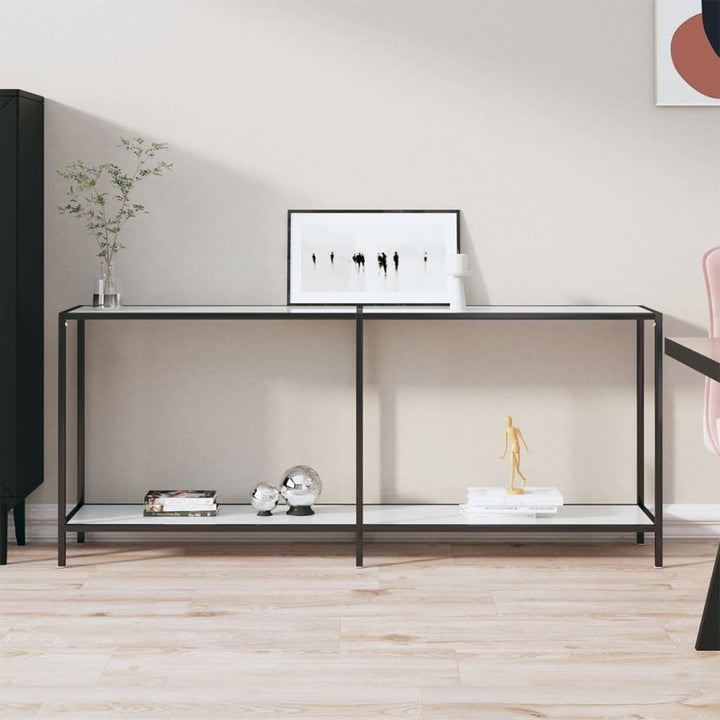 Konsolbord 220X35X75,5 Cm Härdat Glas