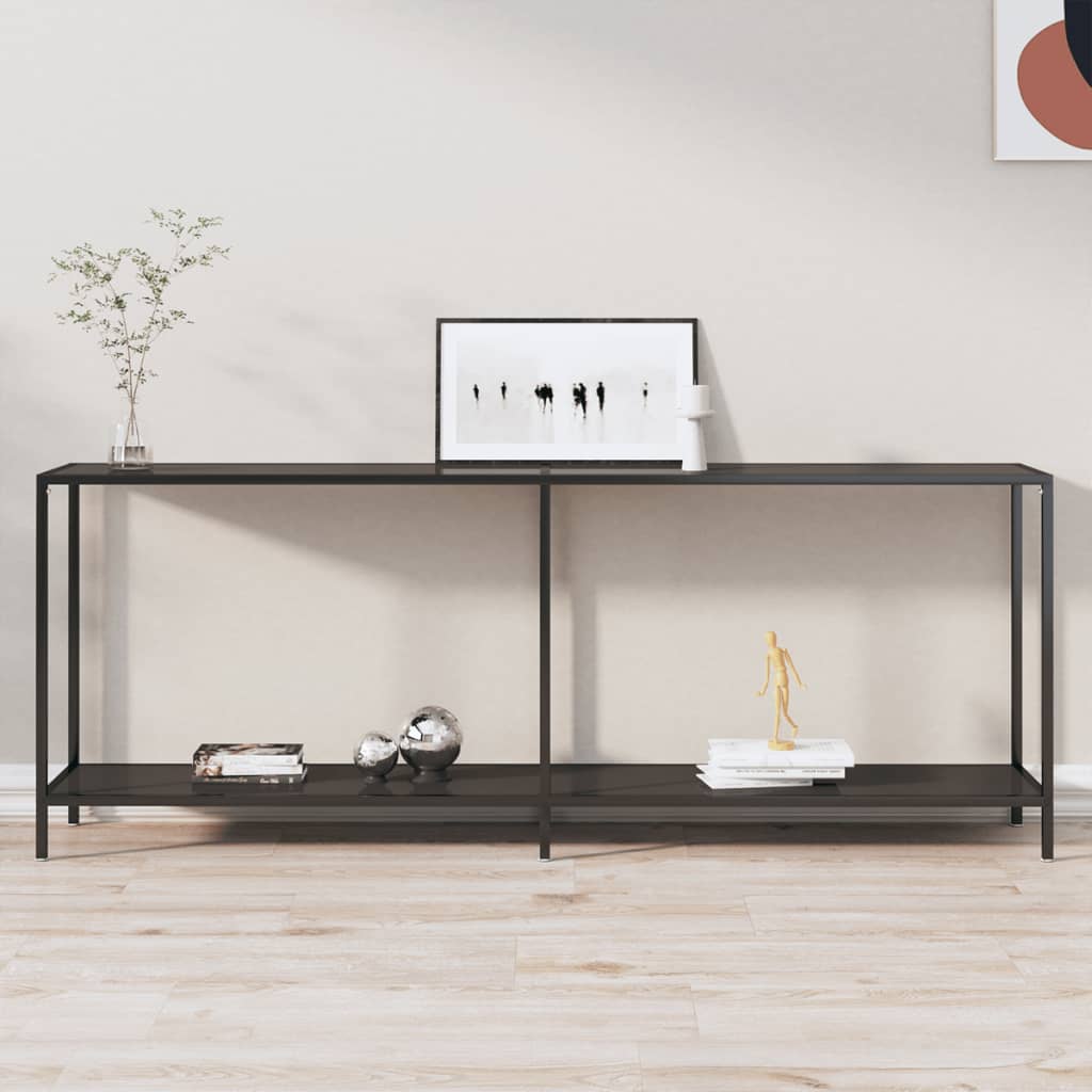 Konsolbord 220X35X75,5 Cm Härdat Glas
